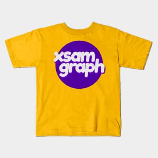 xsamgraph typography modern Kids T-Shirt